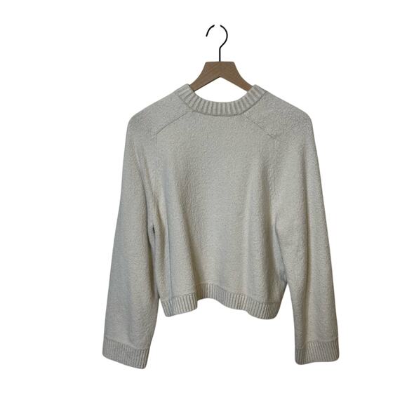 Lululemon Brushed Cotton Merino Blend Crewneck Sweater Pullover Womens Size M - Picture 3 of 6